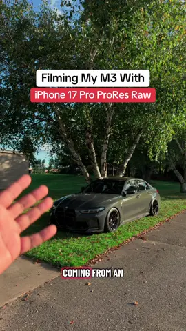 Here’s the sample I promised yall. Hopefully it won’t get compress too much #iphone17 #camera #cars #bmw #m3 