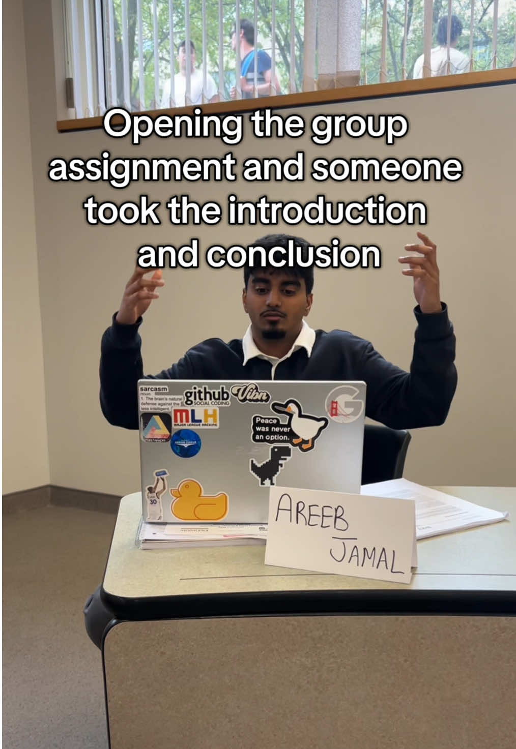 Now I have to actually do one of the hard parts smh… #university #college #student #funny #relatable 