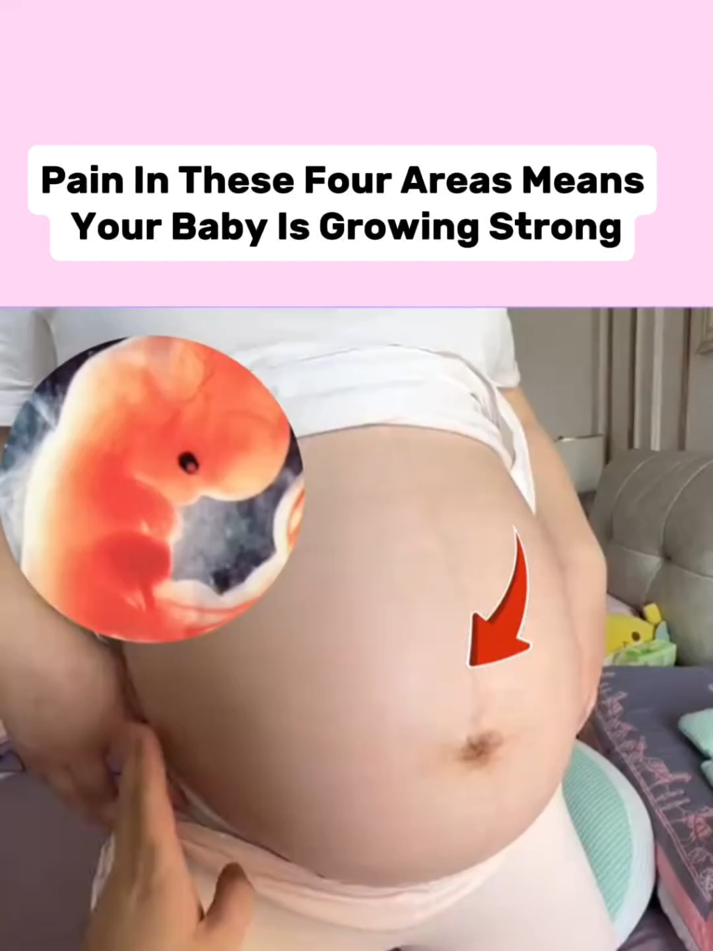 4 Types of Pain That Show Your Baby Is Growing Healthy#PregnancyTips #HealthyPregnancy #PregnancyCare #MomToBe #PregnantLife  