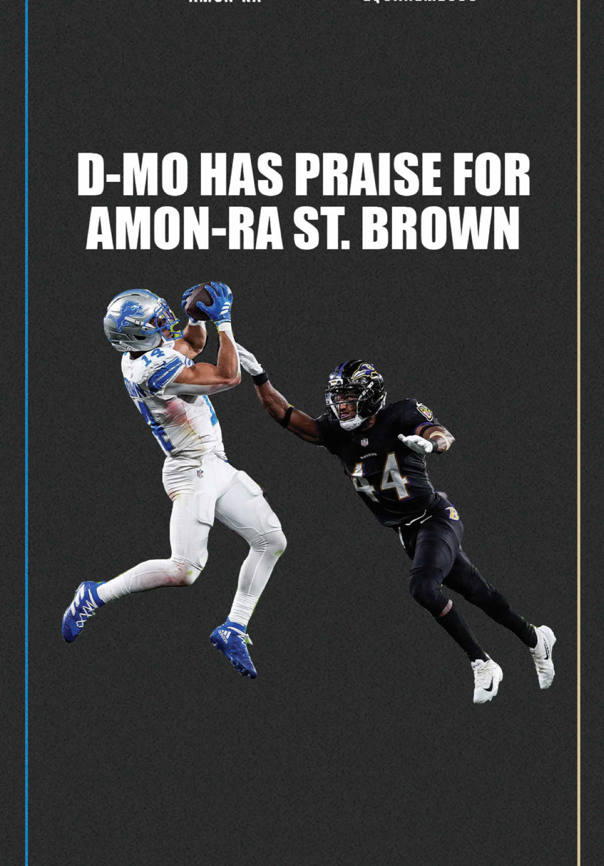 David Montgomery has high praise for Amon-Ra’s timing and route running skills ✊ #nfl #football