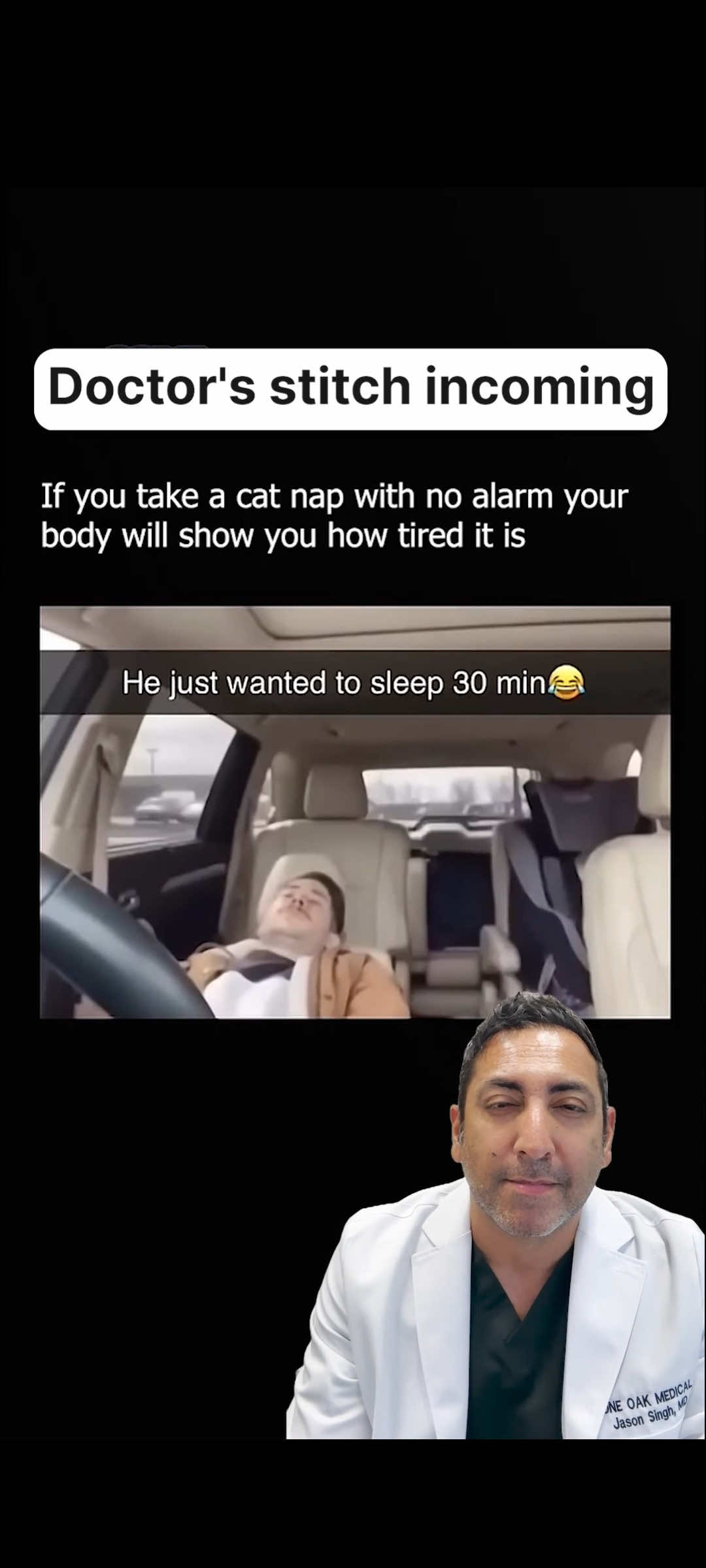 Good reminder on sleep