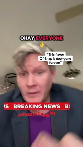 #anouncement #breakingnews #newflavor watch this guys many of you order our snaps to feel energy clarity focus mood support. I am explaining which Snap flavor we just got rid of our manufacturer. 