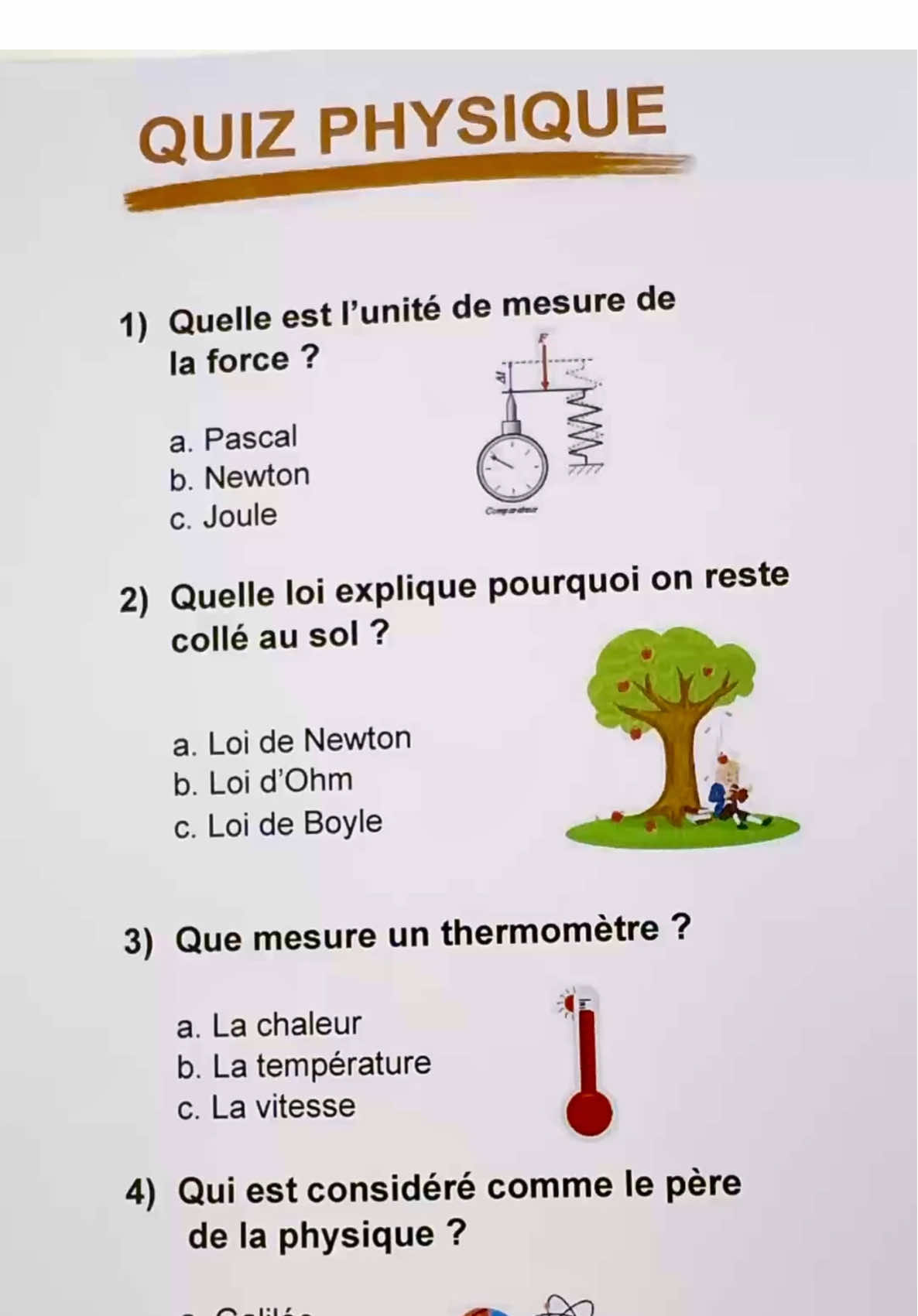 Des questions pour tester vos connaissances en physique ! #Quiz #questions #physique #connaissance #testreadychic