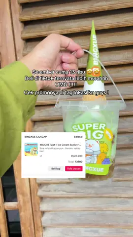 Kataku sih wajib beli. Soalnya eskrimnya enak bangetttt … pas gitu #bingxue #bingxuecilacap  #promotiktok #eskrim 
