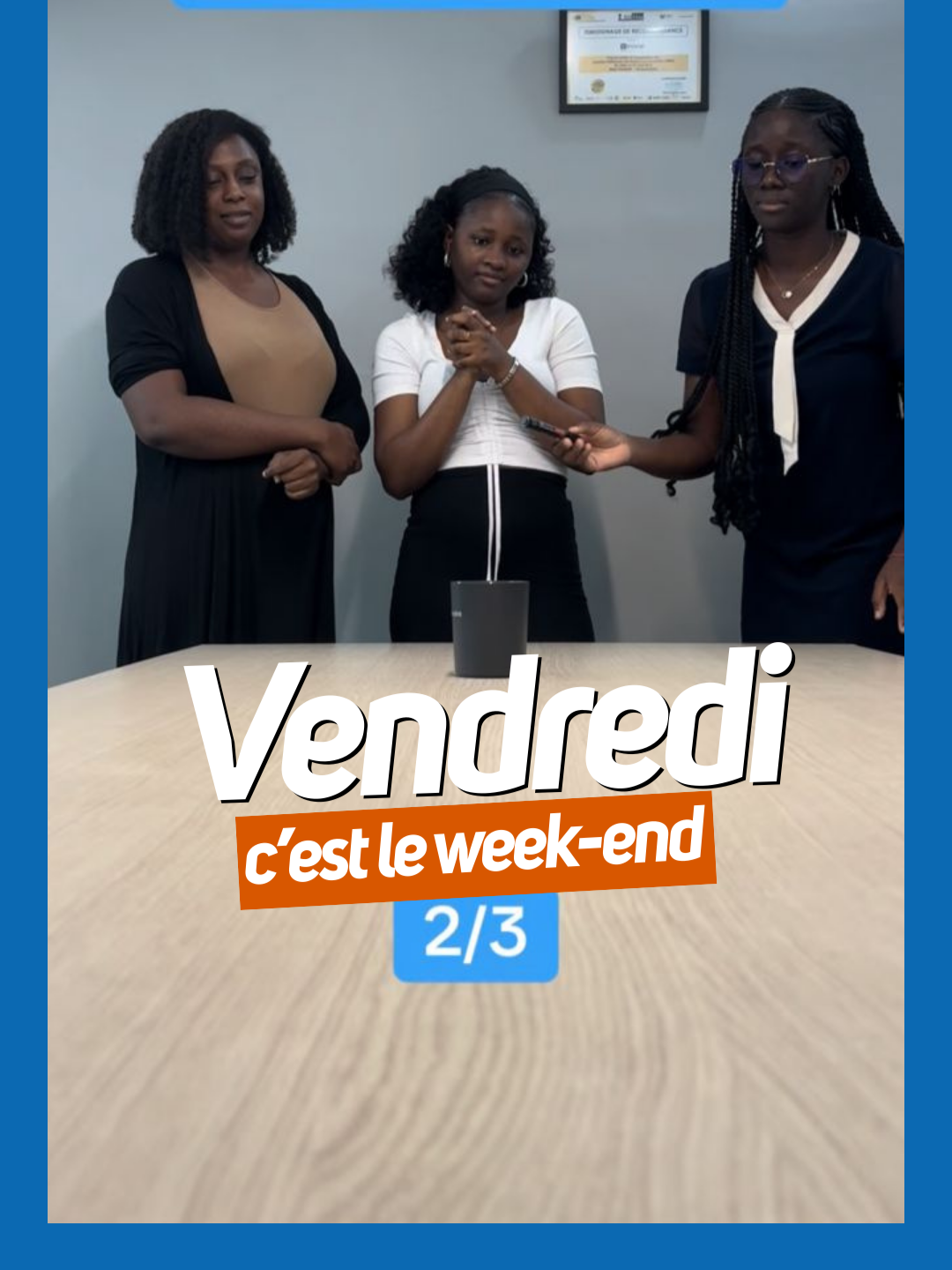 Sur ce, bonne fin de semaine famille ! À lundi pour les conseils. ✅ #weekend #vidéosvirales #visibilite #debloquemesvue #cotedivoiretiktok