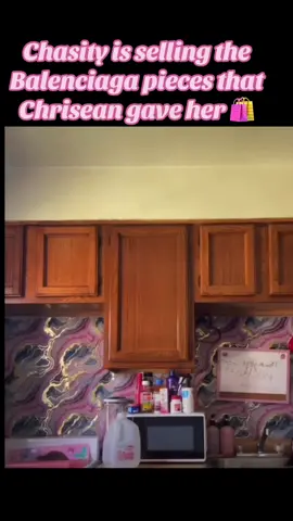 Chasity is selling the Balenciaga pieces that Chrisean gave her. 🛍️ #fypシ゚viral #chrisean #chriseanrock #hoodtrophybino #chriseanrockbabyy