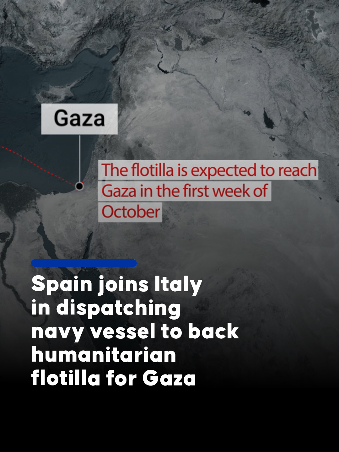 🇪🇸 Spain will send a navy vessel to support the Global Sumud Flotilla carrying humanitarian aid to Gaza ➡️ Madrid coordinated the move with Rome after the Italian government announced the deployment of the frigate Fasan to assist Italian citizens on board #spain #gaza #palestine  #madrid #anadolu #anadoluagency