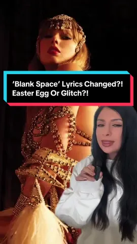 ‘Blank Space’ Lyrics Changed?! Is This An Easter Egg Or A Glitch?! #taylorswift #blankspace #riristea #rivetsoro #TikTokBuzzContest @Taylor Swift @Taylor Nation @Spotify @TIDAL 