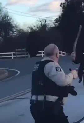 Bro Was taking them shots like nun #fyp #fypp #police 
