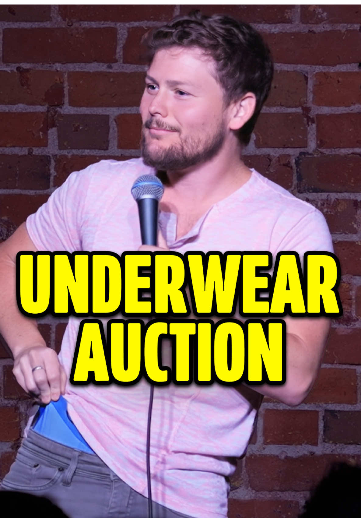 I did a show in Spokane a couple weeks ago and things got weird fast. A guy yelled out that he wanted to buy my underwear, which somehow spiraled into a full-blown auction with the whole crowd. The crazy part? He’s actually done it before— and the last time I was in Spokane, I sold my underwear for way too much money. I even had to call my wife mid-show to confirm it really happened. Spokane, you’ve officially set the bar for merch sales. #underwear #auction #standup #comedy 