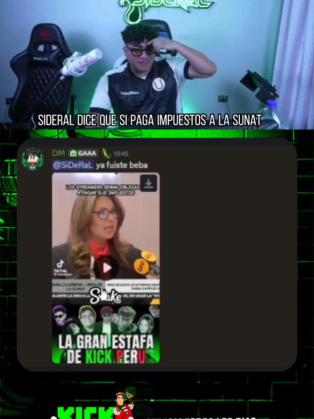 sideral si paga impuestos a la sunat #sandraskinsclips #bebaarmyoficial #francovidalalcalde #marinagold #sideraldota #bebaarmyisblack #emetsukikick  #sideralchocolatada #luciaoxenford #smashdota  #smashdota2 #bebaarmy #daarick28 #emetsuki #darick #kickperu💚 #sideral #diealis