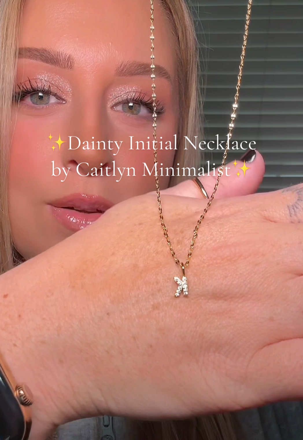 The viral necklace everyone’s obsessed with ✨ The @Caitlyn Minimalist Dainty Initial Necklace is the perfect everyday personalized piece!! Whether you’re layering or keeping it simple, this dainty initial necklace goes with every outfit and makes the sweetest gift idea! 🎁✨ Shop the Caitlyn Minimalist Initial Necklace now and grab your letter necklace before it sells out! #caitlynminimalist #initialnecklace #daintyjewelry #daintynecklace #daintyinitialnecklace 
