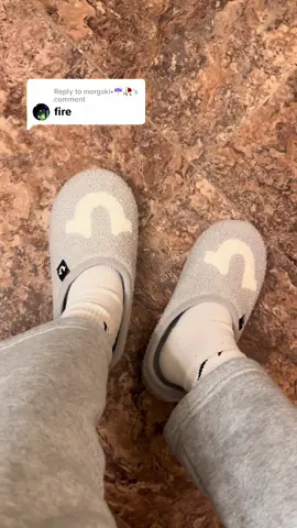 Replying to @morgski•☔️🥀 #tiktokshopblackfriday #truereligion #fuzzyslippers #slippers #truereligionslippers 