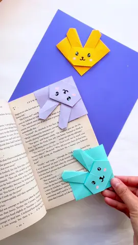 DIY cute bunny bookmark#DIY #craft #handmade 