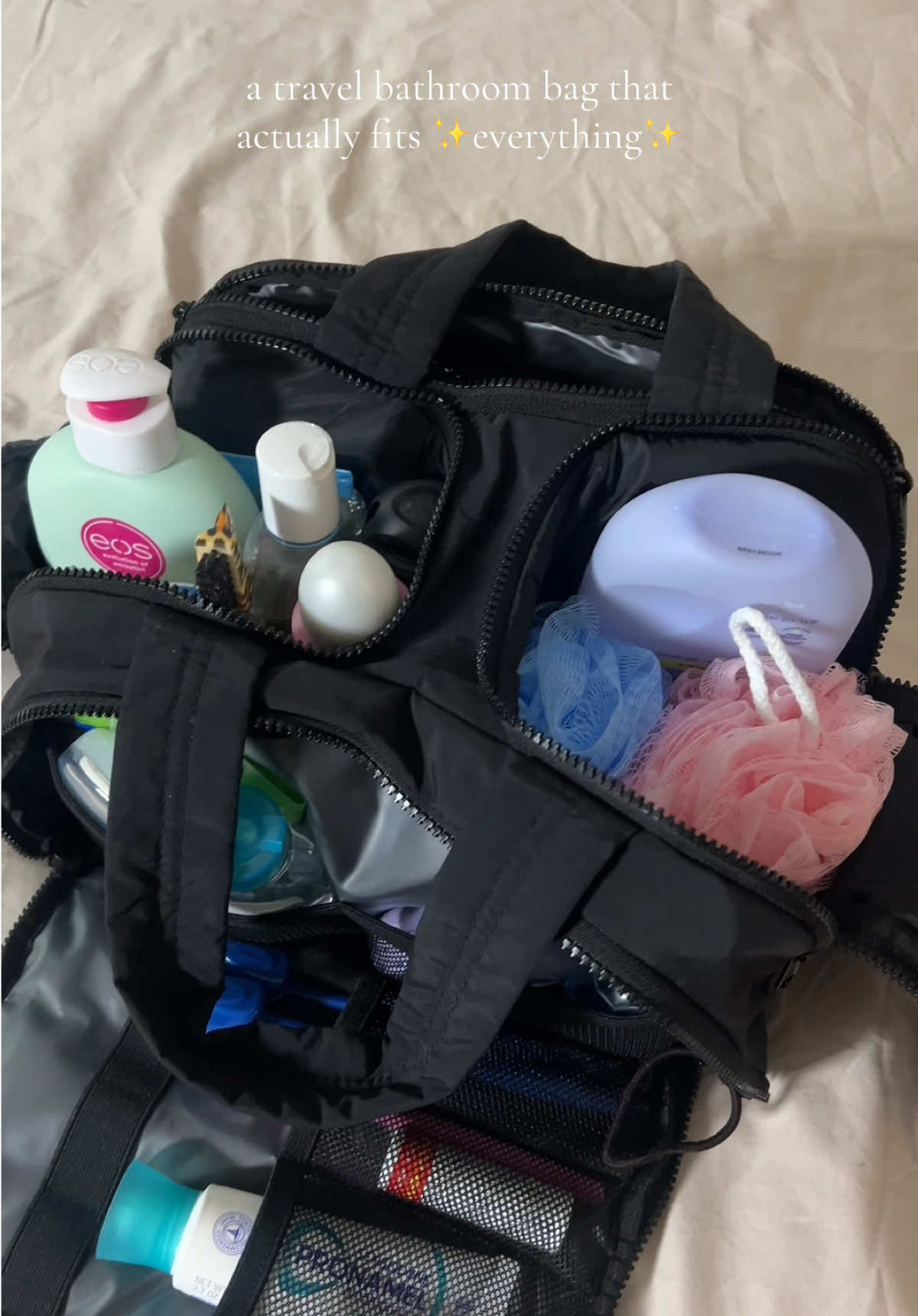 on a huge sale, grab yours while its this cheap! #bagsmart #travelbag #toiletrybag #fyp #travel 
