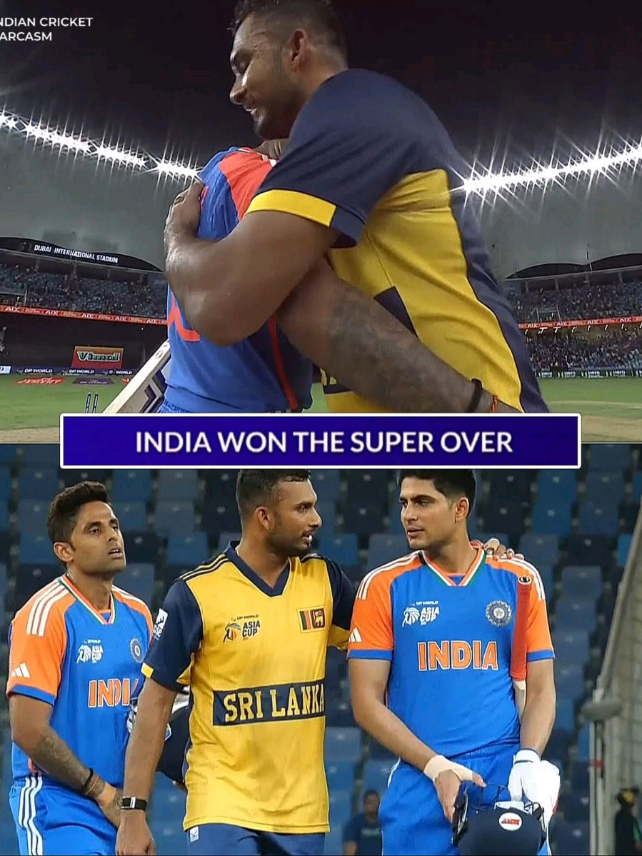 Super Over Drama! India Defeats Sri Lanka in a Thriller 🎯 #asiacup2025 #DasunShanaka #INDvsSL