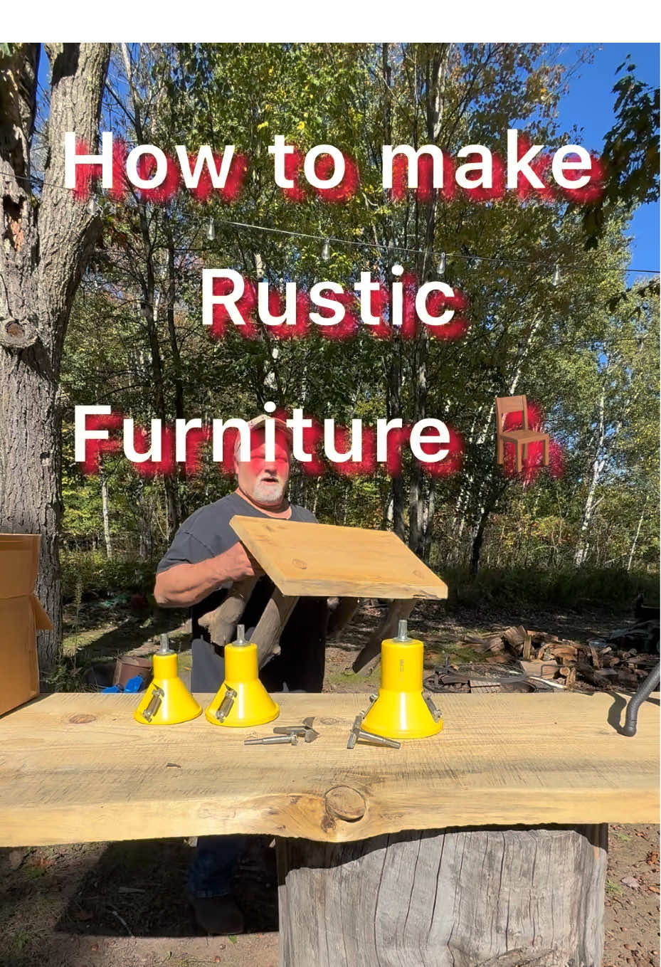 Make your own rustic furniture with these tenon cutters from Vevor. Please make a great birthday or Christmas gift or you can make birthday and Christmas gifts with them. A great woodworking tool made tough to last. Heavy duty construction and they come with extra blades. You can buy singles or the three pack of different sizes. Great for deck rails and stair rails. Rustic chairs and benches. If there’s an orange shopping cart below the video they are still in stock but they go out of stock quite often. #rusticdecor #woodworking 