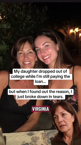 My daughter dropped out of college while I’m still paying the loan… but when I found out the reason, I just broke down in tears. #familydrama #pregnancystory #heart #loveyou #divorce 00413