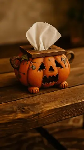 Halloween Pumpkin Tissue Box Holder  #halloweendeals 😍😍😍