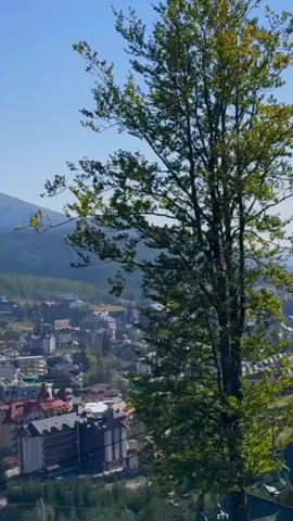 Carpathian Mountains in Ukraine. 