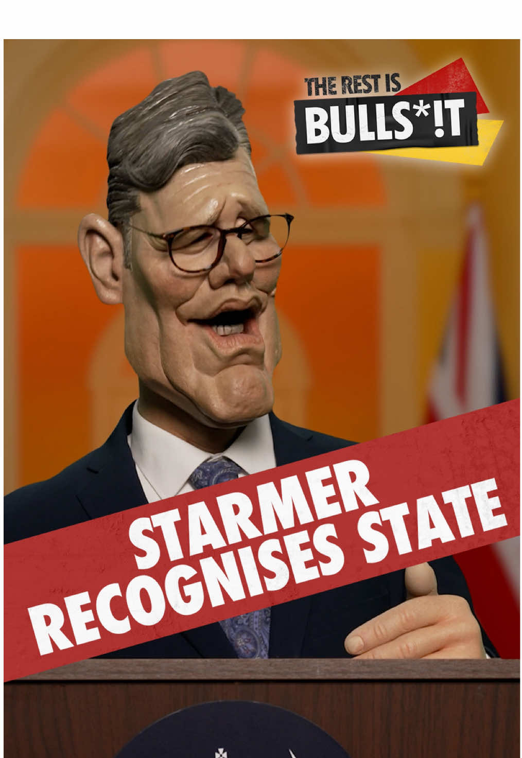 Keir Starmer recognise the state...New ep of The Rest Is Bulls*!t out now on YouTube!