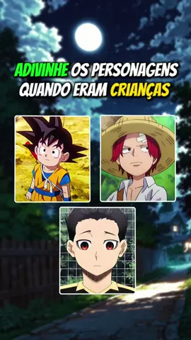 Adivinhe os personagens com aparência de criança 👀 #animes #anime #otaku #quizanime 