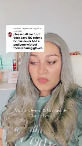 Replying to @Crystal Six English I always wear gloves 😅 #skitok #salonstorytime #tiktokshop #fypシ゚ 