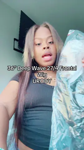 36” Deep Wave 27/4 Frontal Wig URODY #urody 