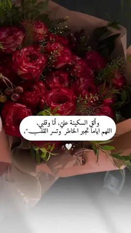 جمــــال هذا الدعــــاء🤍والصــــوت راحه نفســــيه🩶🎧 وألقِ السكينة عليّ، أنا وقلبي،اللهم اياماً تجبر الخاطر  وتسر القلببب