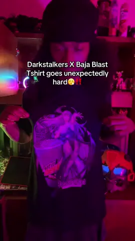 Darkstalkers X Baja Blast Tshirt #darkstalkers #bajablast #osamason #capcom #tshirt 