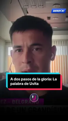 🍇 A dos pasos de la gloria: La palabra de Uvita 📺 En Última Jugada dialogaron con Nicolás “Uvita” #Fernández, delantero de #Belgrano. 🏆 En el programa lo interrogaron sobre si el plantel ya piensa en la Copa y si son conscientes de que están a solo dos partidos de quedar en la historia del club.