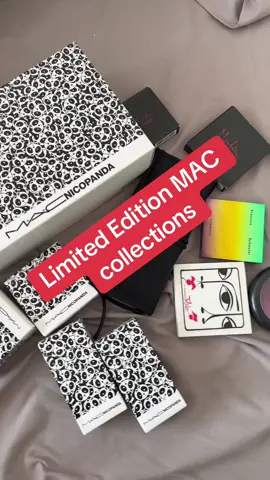 More limited edition MAC collections I own. And that time the new MAC creative director, Nicola Formichetti did the Nico Panda collab. 🥰 Also, a smaller collab with Min Liu. The packaging is so pretty! @maccosmetics bring back the ombré blushes. They’re so pretty! #maccosmetics #fyp #trendingmakeup #nostalgia #2016makeup 