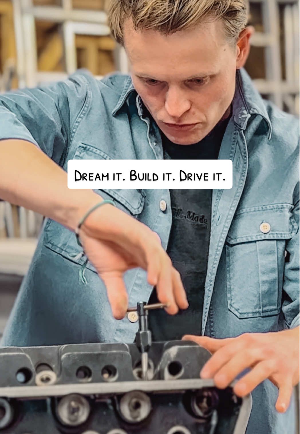’ll be honest, I didn’t always dream of restoring a Porsche 356. In fact truthfully I didn’t know what a 356 was until I was about 20. What was my dream? My dream was to restore and build a car. A special car. A car that had personality. I’m not sure where this dream came from. Maybe from growing up watching my dad work on cars or from films with “garage scenes”….I wanted to be that guy…who hasn’t wanted to be “that guy” (or “that girl”) in a movie? Regardless of whether it was the scene from Footloose of the guy getting his Beetle running or from my dad getting the lawn mower going for the 16th time one summer, I’ve had a dream to restore and build a car. There is a saying “dreams don’t work unless you do”. I’ve found this to be true. If I hadn’t taken the jump to buy Trouble and start this restoration, this would all just still be a dream. Whatever your dream is, just start! What are you doing to work towards your dream? #itstartswithadream #porscherestoration #classiccarrestoration #carproject #enginerebuild 