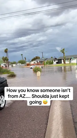 When stuck in high water just gun it until your out 🤷🏻‍♀️