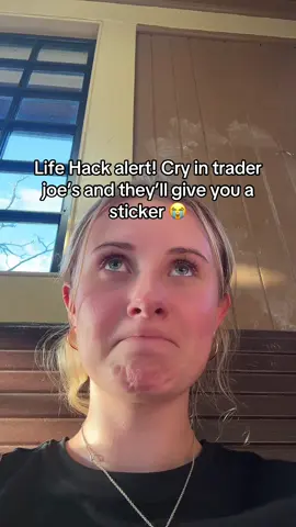 I mean I stopped crying so it must’ve worked. Truly thank you to that girl at my checkout #traderjoes #postgrad #college #fall 