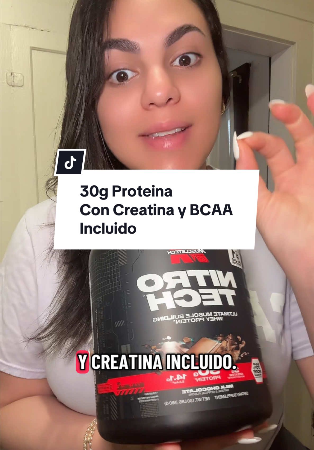 30 g Proteína con creatina y BCAA incluído #proteina #bcaa #creatina #gym #workout 