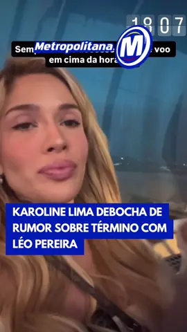 Depois que o jornalista Léo Dias publicou que Karoline Lima estaria em “desespero” tentando lidar com o fim do namoro com o zagueiro Léo Pereira, do Flamengo, a influenciadora resolveu ironizar a situação. Nos stories do Instagram, ela apareceu em um aeroporto e fez piada com a expressão usada na notícia: “Gente, será que o ‘deeeesperada’ vai ser o novo ‘entenda a disputa’?”, escreveu, em tom de deboche. #entretênews #tiktoknoticias 