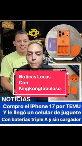 Yo quedó malo.. lo que más me gustó fue que no trajo cargador.. Que piensan? #iphone17 #ventadetiktok #lleganlosextraterrestres #kingkongfabuloso 