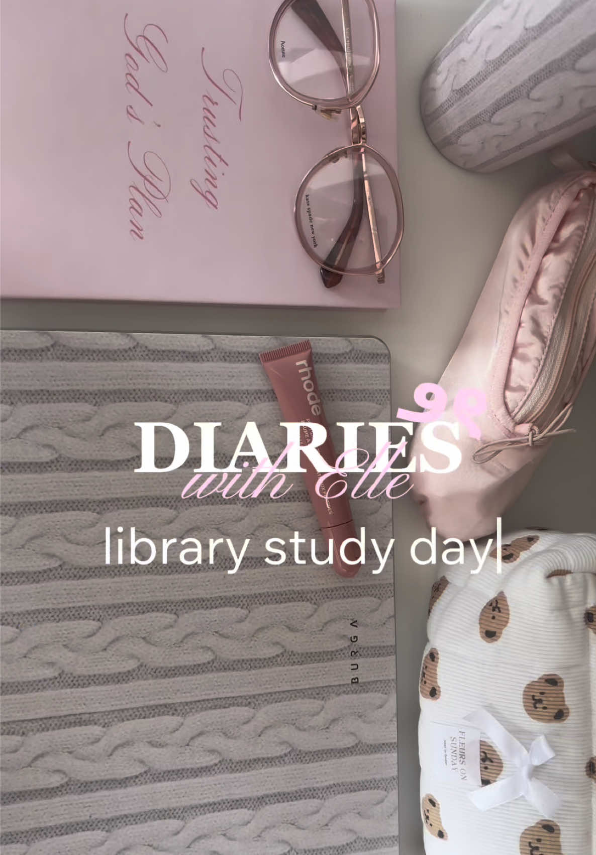 Diaries with Elle - episode 2 is a study day vlog💗 Spend a study day with me at the library 🎀 I find that when I romanticise studying I genuinely feel so much more motivated and get so much more done! 🎀🧸💗  #studymotivaton #studywithme #studyvlog #aestheticvlog #pinterestgirl 