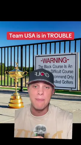 Slow start for TEAM USA #golf #golfing #RyderCup #fypシ #greenscreen 