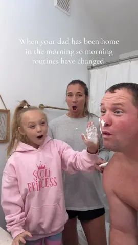 We are definitely late every morning because of him 😂 but Preslee loves it and these moments 💗  #scoliosismom #raisinglittlepeople #dadsoftiktok #dadsanddaughters #familygoals 