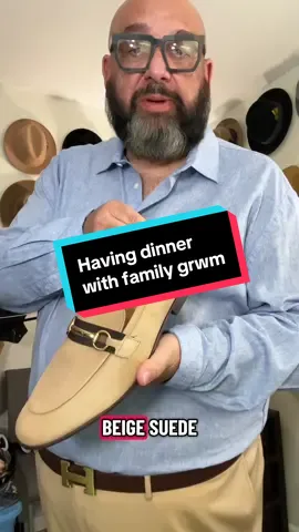 Going out for a beautiful dinner with my wife’s sisters to a nice restaurant called Fornos of Spain in Newark, New Jersey. I think I pulled off a pretty nice fall Look with this blue linen shirt almost looks like denim with a coffee with cream slack and my cream color Aldo shoes and this really nice off beige hat with this blue denim bow on it of course I had to top it off with my gold sunglasses. This is a perfect fall outfit for a beautiful night out with the family. #grwmstorytime #grwms #getreadywithmestorytime #getreadywithmen 