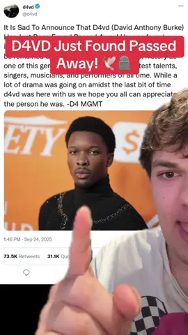 D4vd Just Found Passed Away!? 🕊️🪦 #d4vd 