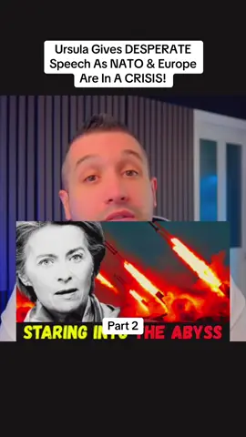 Part 2: Ursula Gives DESPERATE Speech As NATO & Europe Are In A CRISIS!#news #russia #trump #breakingnews #fyp 