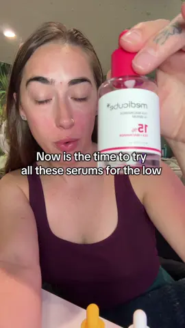 These serums are stupid cheap right now so don’t wait!  #medicube #serums #koreanskincare #affordableskincare #howtouse 