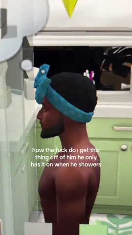 he was a townie that i did a full makeover on, and he had this stupid headband on when i met him, and now he only wears it when he showers it irritates me so bad. and i’ve already tried to modify him in cas while he’s about to take a shower and i just get his every day outfit :( #sims4 #sims #simstok #fyp #viral 
