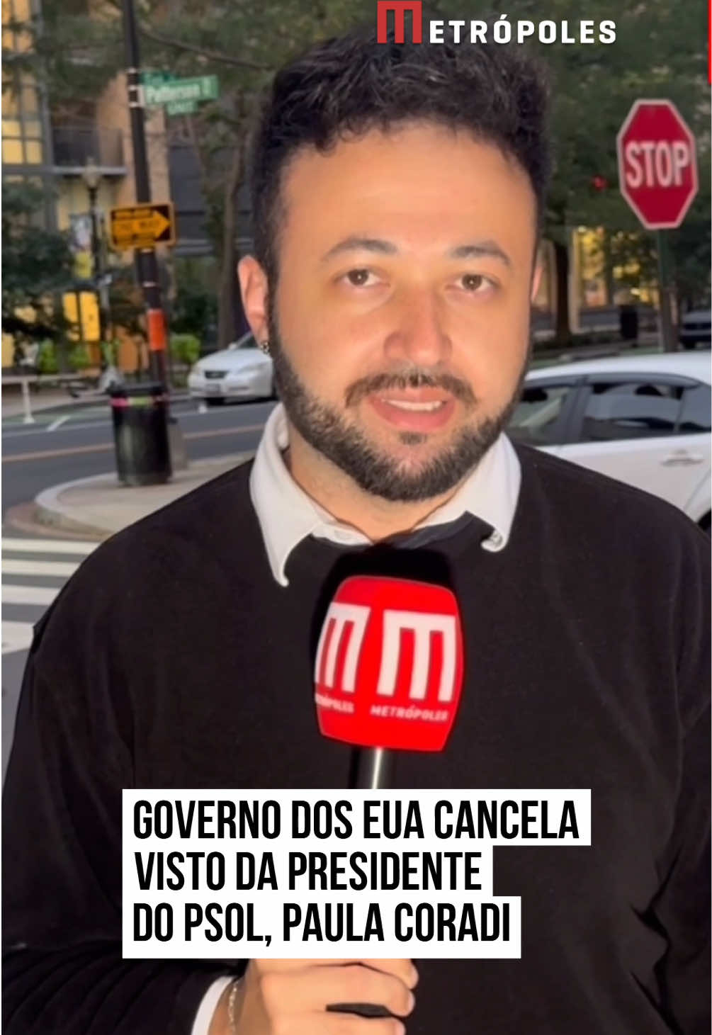 Governo dos #EUA cancela visto da presidente do #Psol, Paula Coradi. Dirigente #partidária foi informada por e-mail, tentou recorrer, mas decisão foi mantida. #tiktoknotícias   🎥 Sam Pancher/ Metrópoles