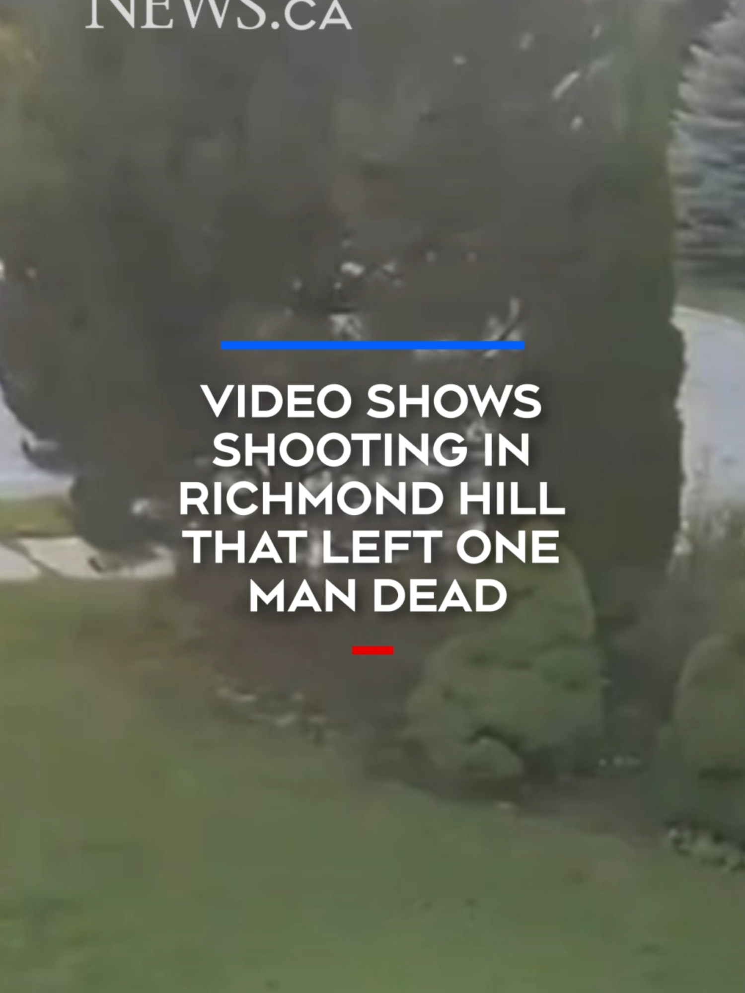 Security footage has surfaced showing the moment a 47-year-old man was fatally gunned down on a residential street in Richmond Hill on Thursday night. In the video provided to CTV News by area residents, five gunshots are heard seconds before a man is seen being chased on the sidewalk on Parker Avenue by a person in dark clothing who appears to have a weapon drawn. CTV News has chosen to freeze the video at this point. #torontonews #crime #news