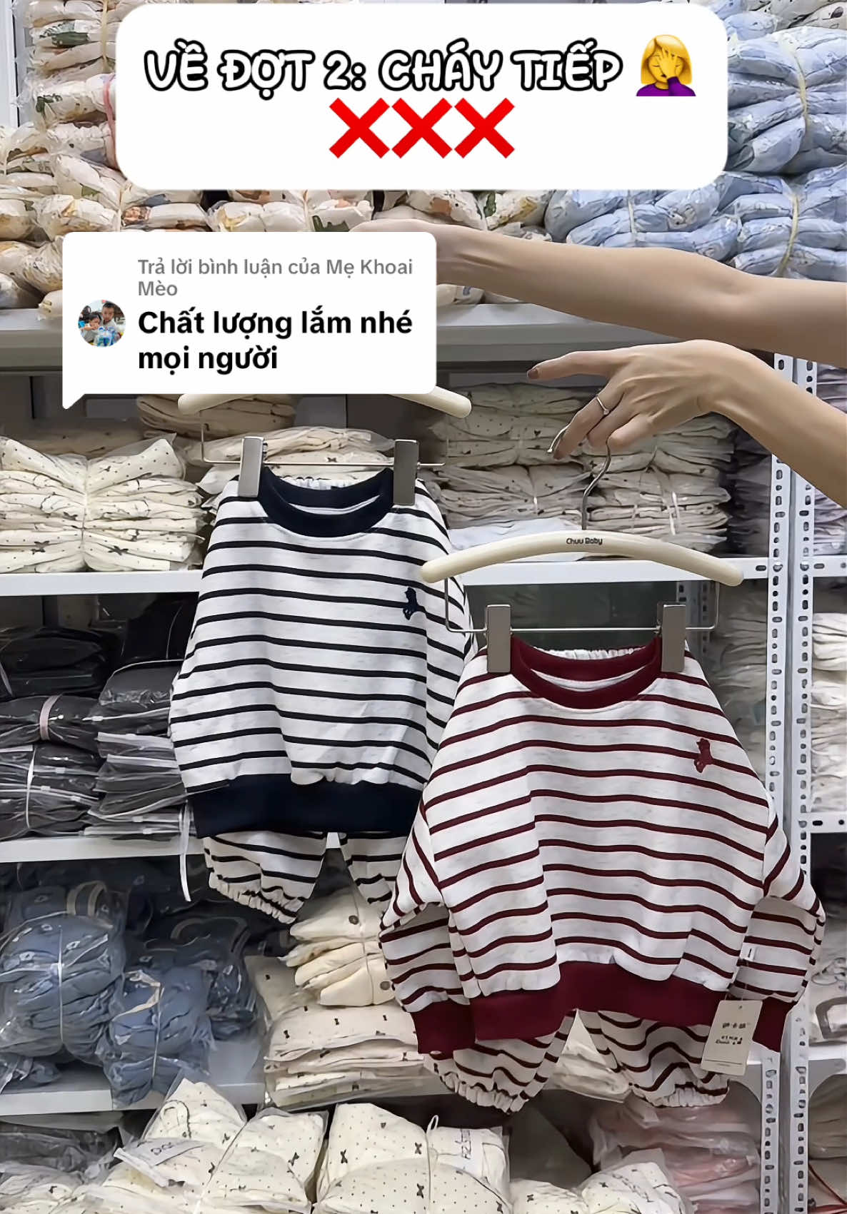 Trả lời @Mẹ Khoai Mèo cảm ơn mẹ nhiều ạ🥰. Trăm lời quảng cáo k bằng 1 lời feedback đúng k ạ 🙂‍↔️🙂‍↔️🙂‍↔️ #viral #thoitrangtreem #quanaotreem #chuubabi86 