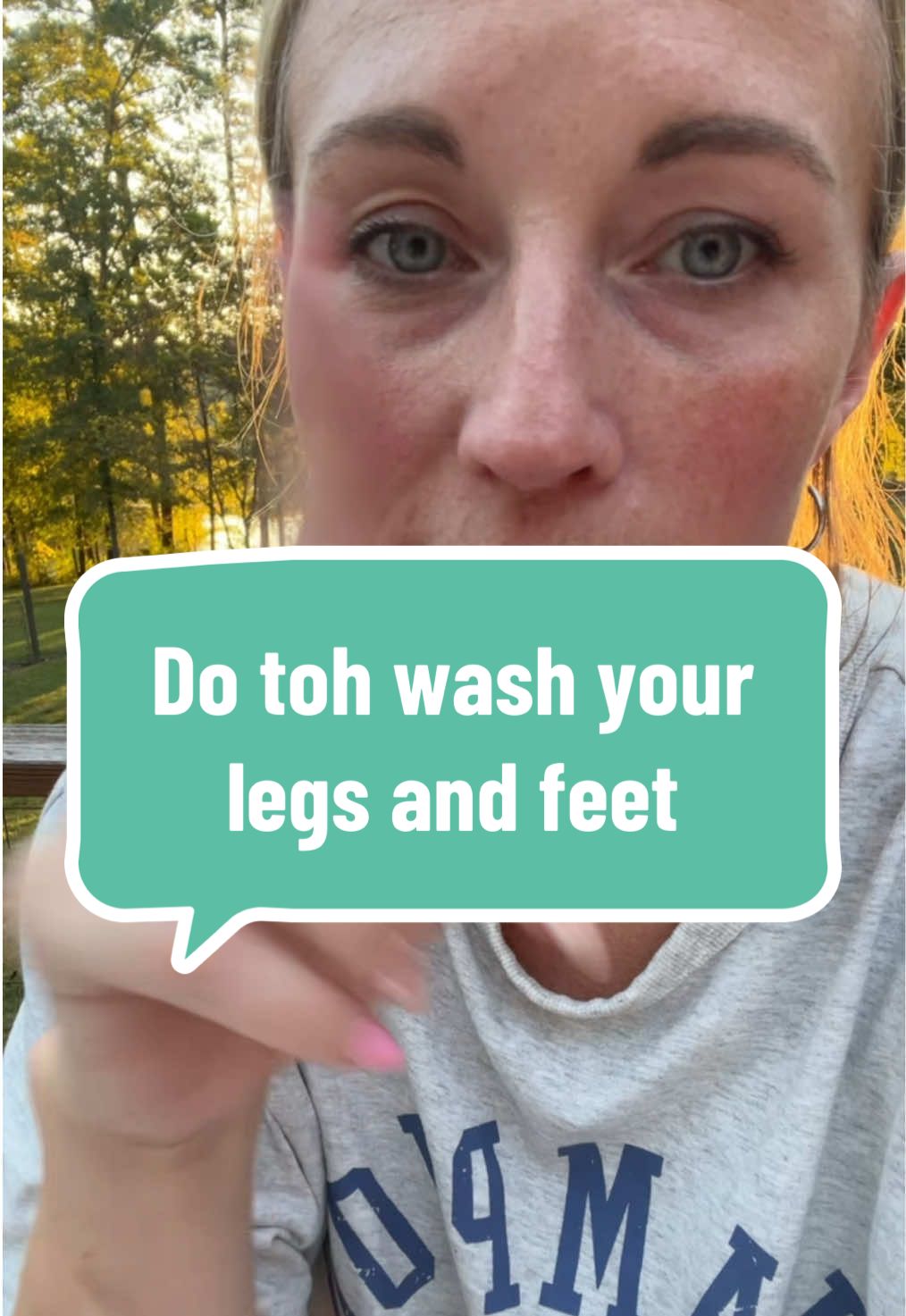 Do you wash your legs and feet on purpose or by default? #shower #washing #showertok 